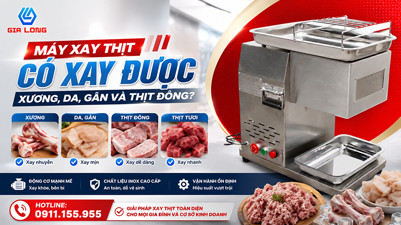 Máy Xay Thịt Có Xay Được Xương, Da, Gân Và Thịt Đông?