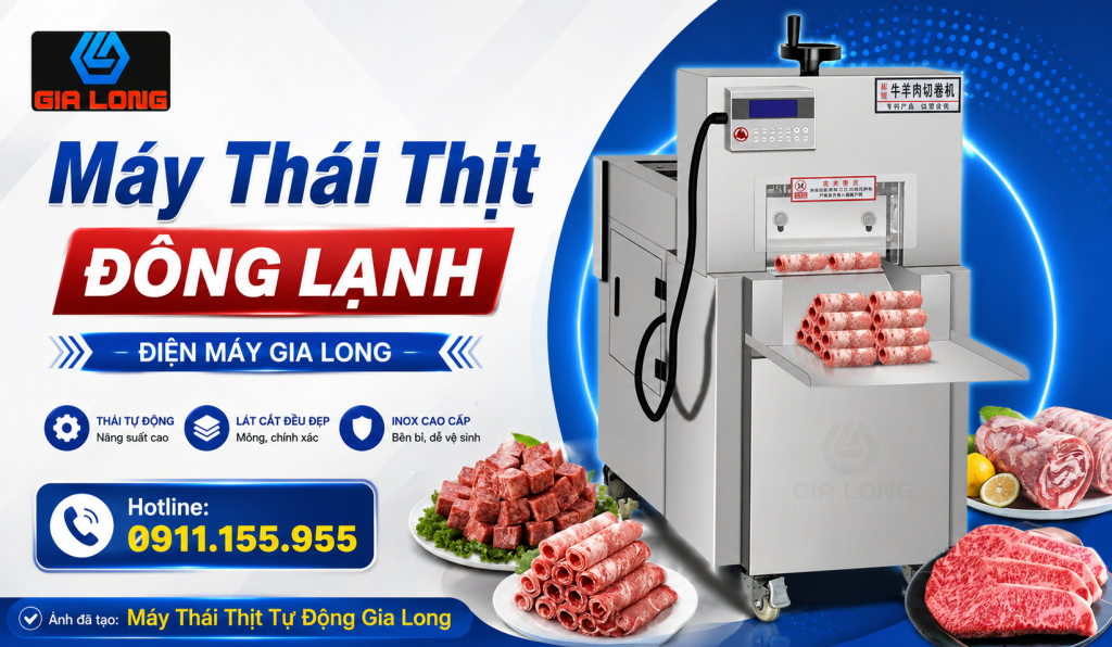 máy thái thịt đông lạnh