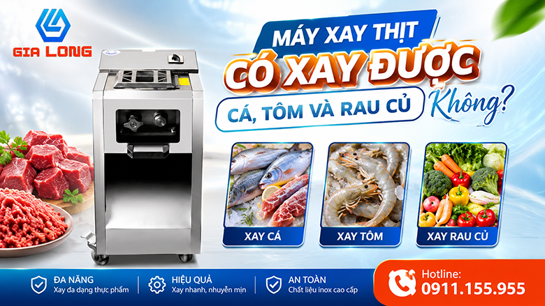 Máy Xay Thịt Có Xay Được Cá, Tôm Và Rau Củ Không?