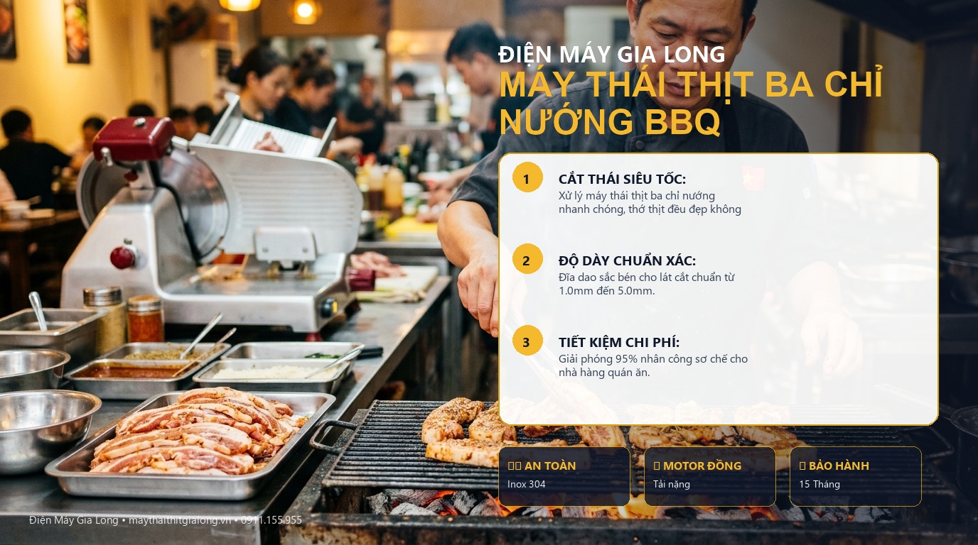 máy thái thịt ba chỉ nướng chinh hang gia long