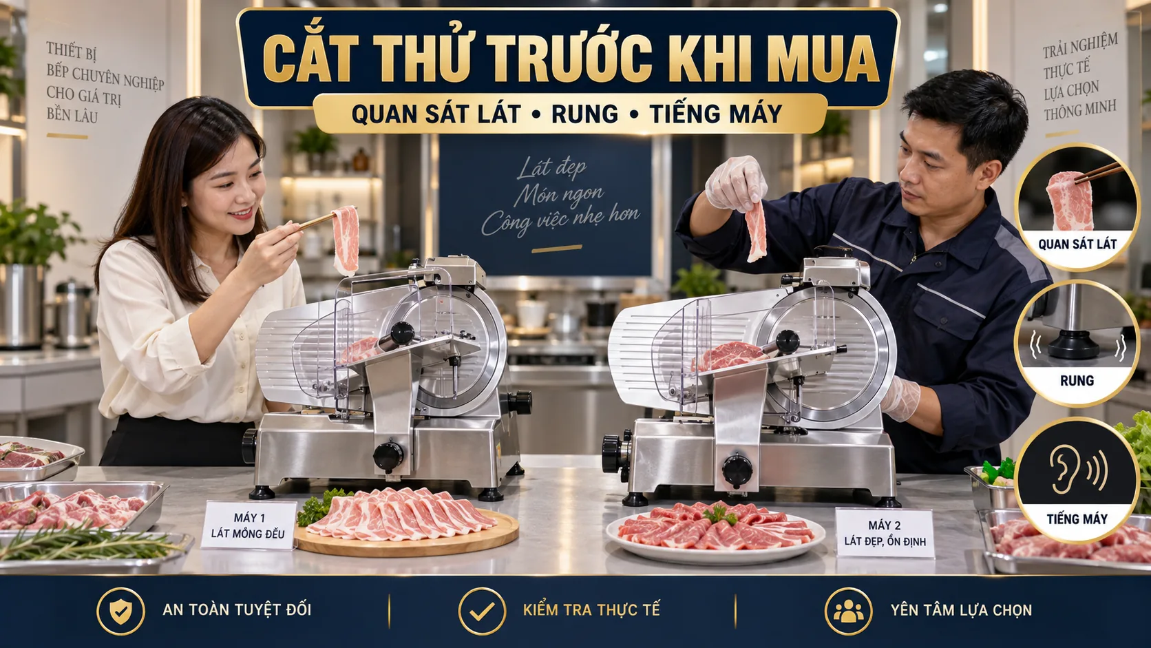 Đánh Giá Máy Thái Thịt DQ7 Và DQ8: Nên Chọn Model Nào? - checklist kiểm tra