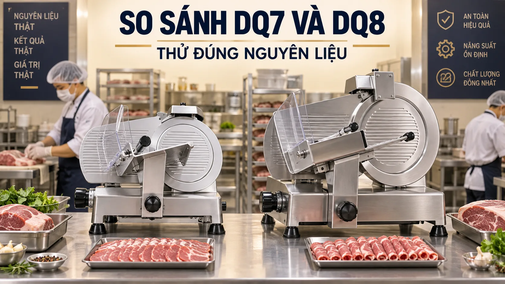 Đánh Giá Máy Thái Thịt DQ7 Và DQ8: Nên Chọn Model Nào?