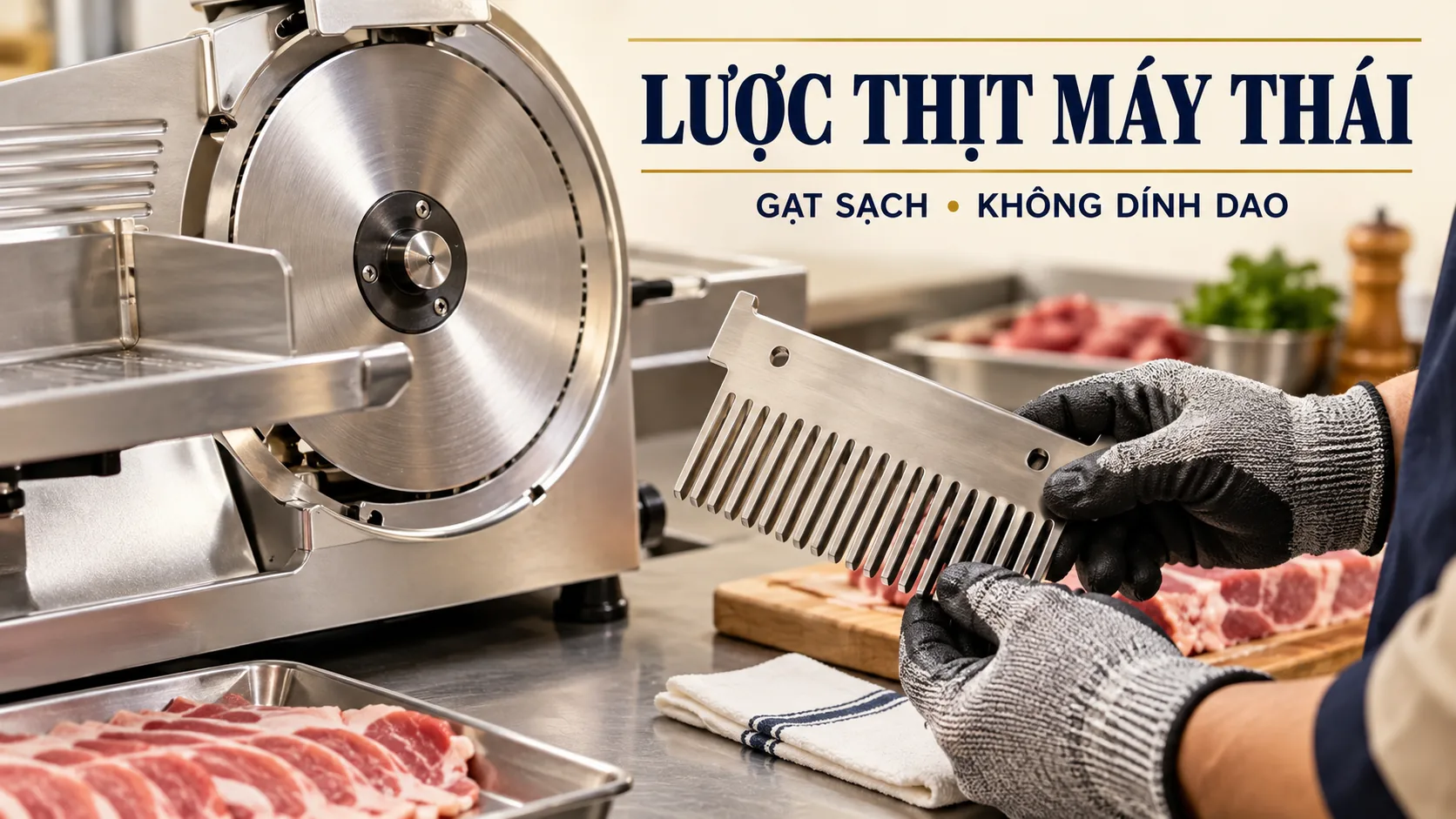 Lược Thịt Máy Thái Thịt: Công Dụng, Cách Vệ Sinh Và Khi Nào Cần Thay