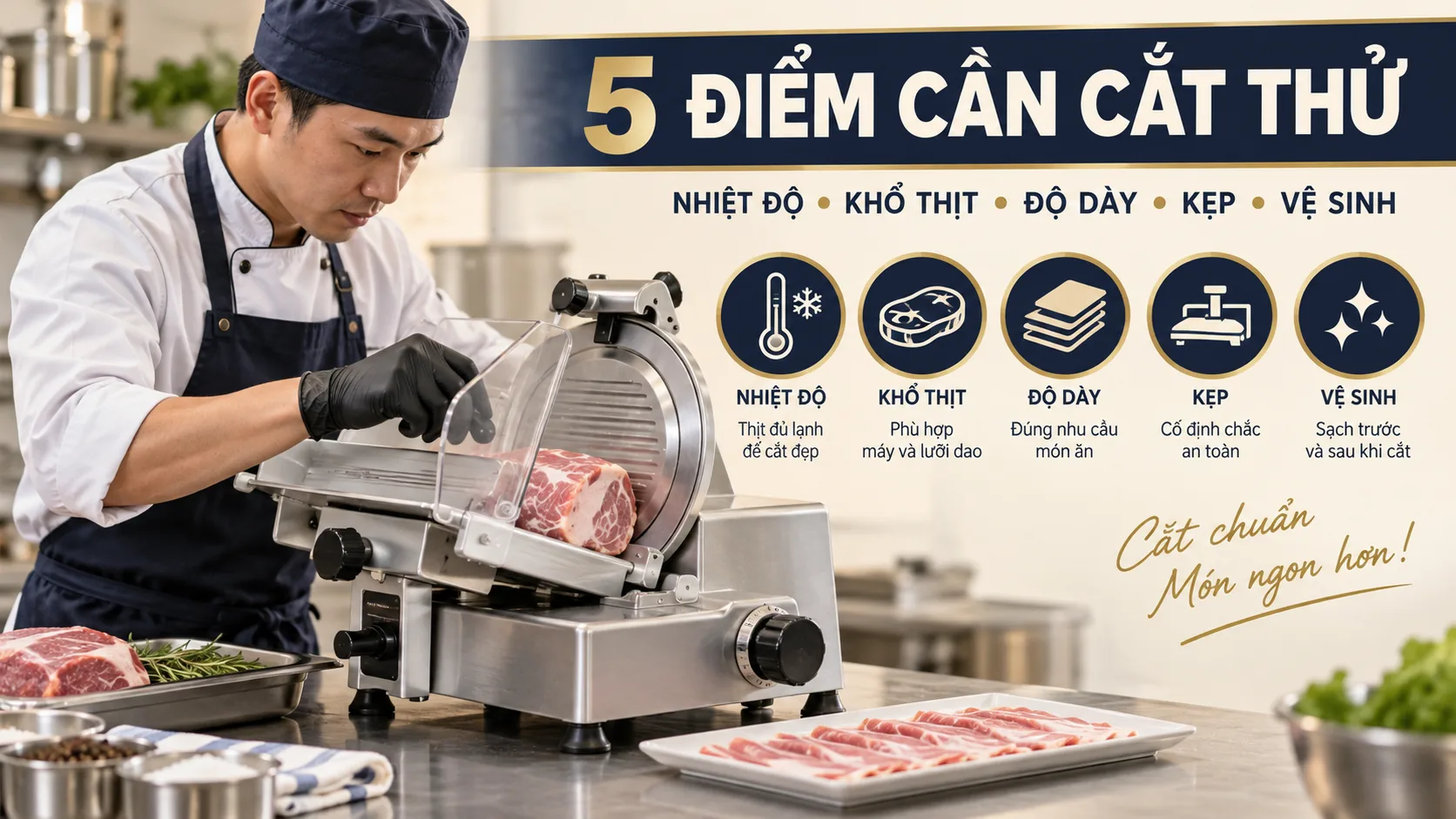 Máy Thái Thịt Đông Lạnh: Phân Loại Và Cách Chọn Đúng - checklist kiểm tra