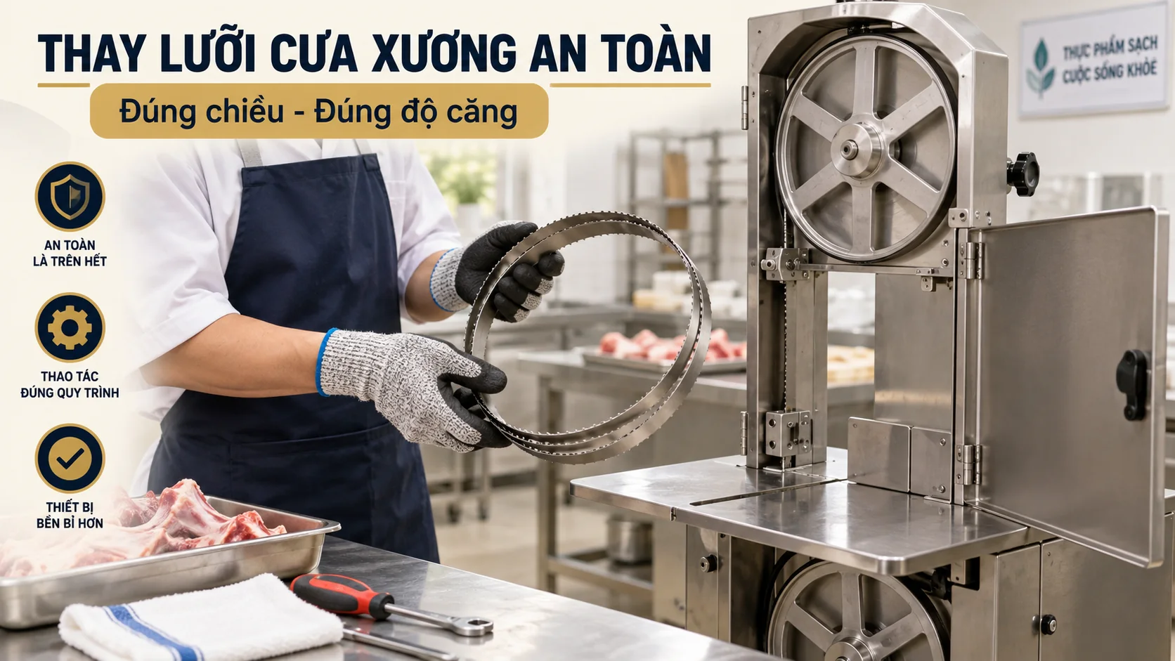 Cách Thay Lưỡi Cưa Xương An Toàn: Quy Trình Từng Bước