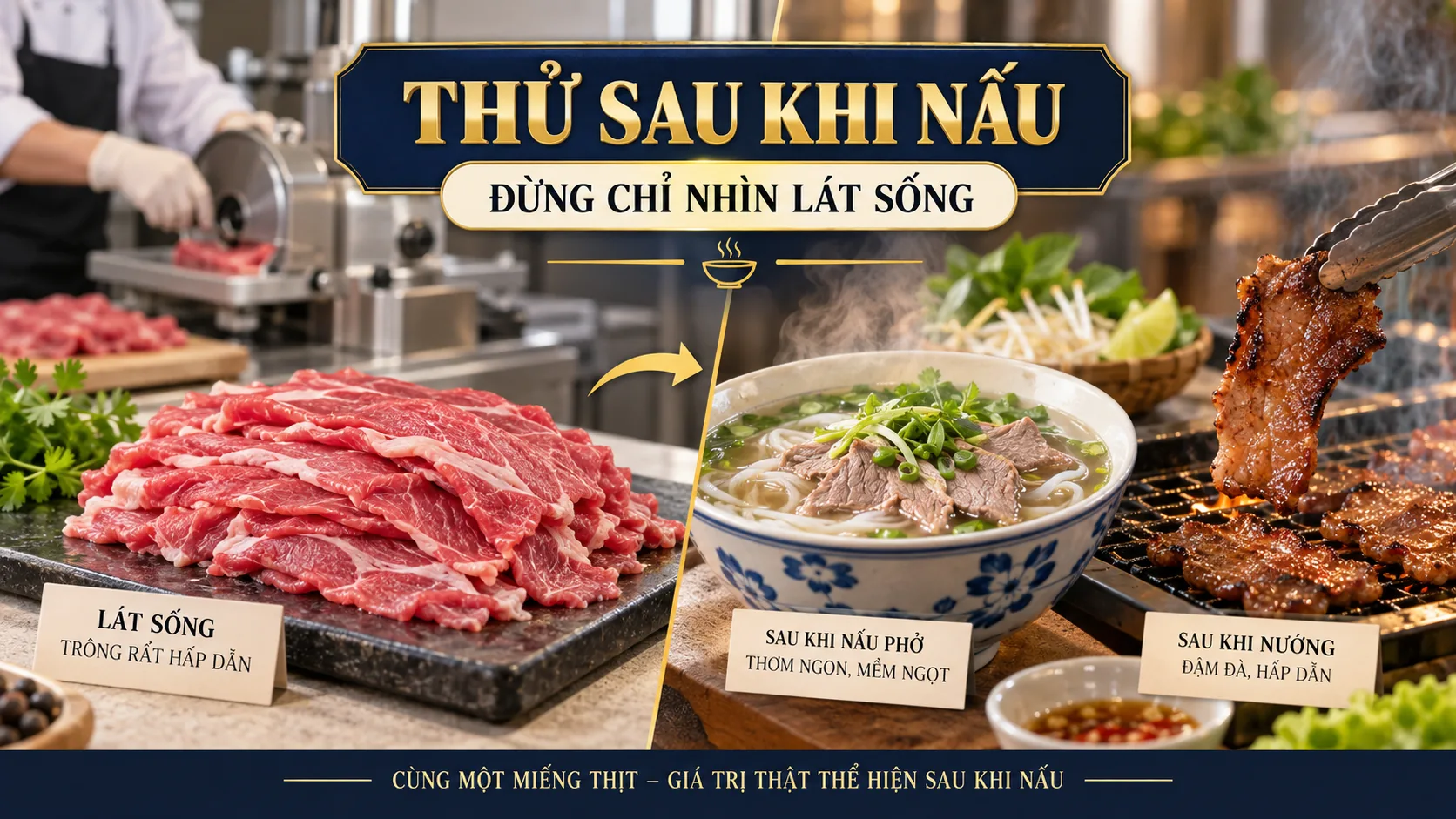 Tiêu Chuẩn Độ Dày Lát Cắt Thịt Theo Từng Món Ăn - checklist kiểm tra